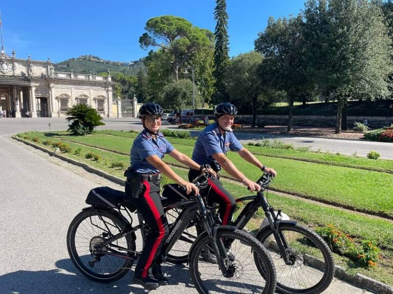 A Montecatini i Carabinieri pattugliano anche in bicicletta
