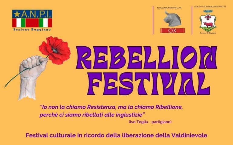 A Borgo a Buggiano al via il Rebellion Festival che quest’anno parla di rivolte