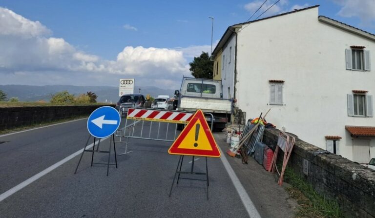 Bottegone, al via questa mattina i lavori per la sicurezza a Ponte alla Pergola