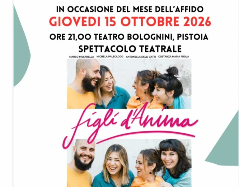 “Figli d’anima”, giovedì al Bolognini uno spettacolo sull’affido familiare