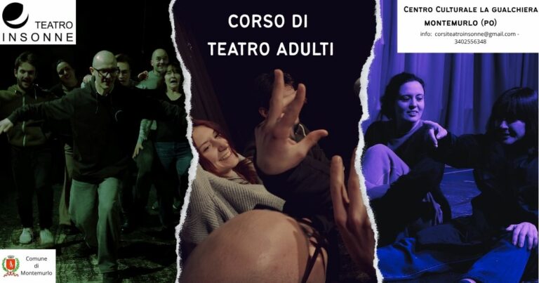 “Il teatro è per tutti”: a Montemurlo prende il via il nuovo corso di teatro per adulti